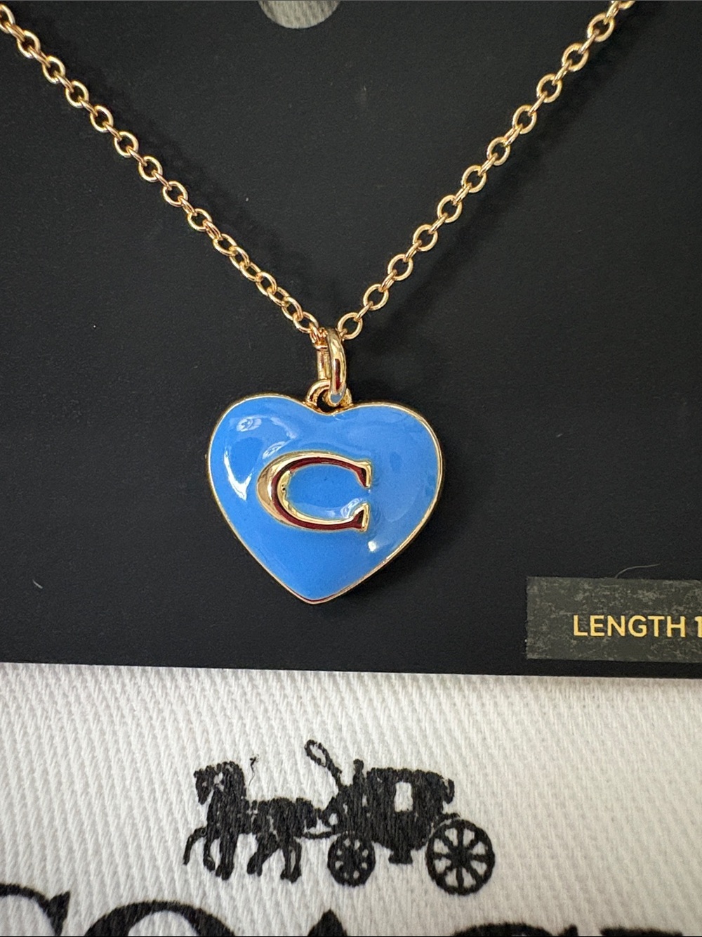 Coach Heart Necklace - Picture 3 of 8